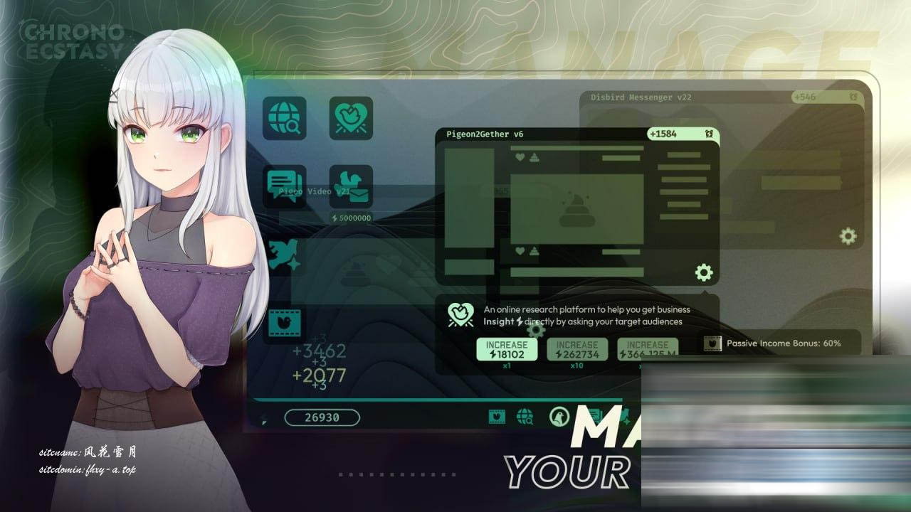  [SLG]时空狂想曲 Chrono Ecstasy v0.2.1 AI汉化版 安卓直装+PC[下载]